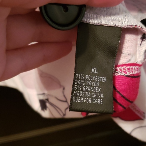 Red flowery Blazer - Picture 4 of 5